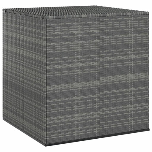 Garden Cushion Box Pe Rattan 100x97.5x104 Cm Grey Toixxn