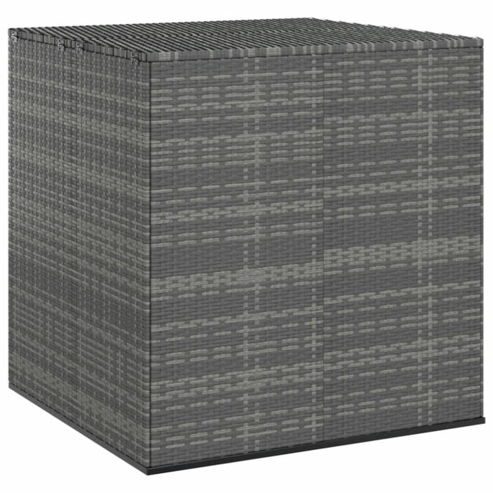 Garden Cushion Box Pe Rattan 100x97.5x104 Cm Grey Toixxn