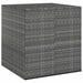 Garden Cushion Box Pe Rattan 100x97.5x104 Cm Grey Toixxn