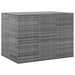 Garden Cushion Box Pe Rattan 145x100x103 Cm Grey Toixto