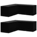 Garden Furniture Covers 2 Pcs L - shaped 12 Eyelets