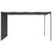 Garden Gazebo With Side Curtain 4x3x2.25 m Anthracite Aikkl