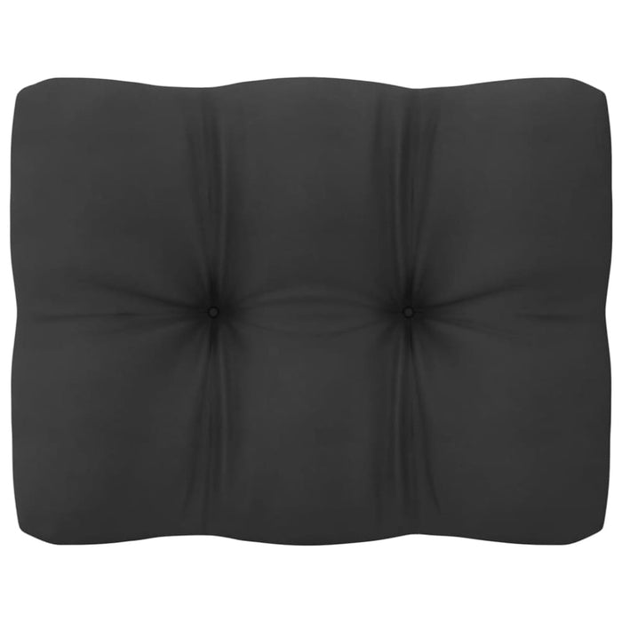 Garden Middle Sofa with Cushions Solid Pinewood Nbixni