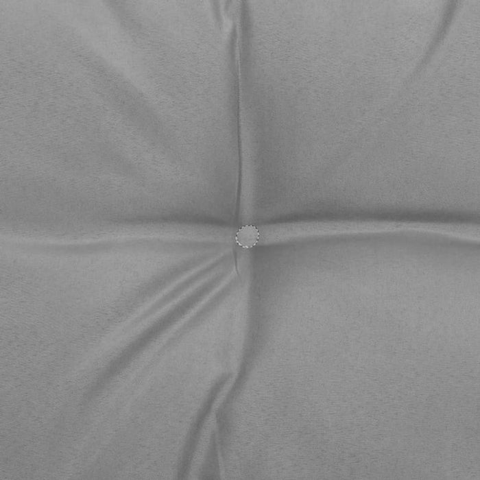 Garden Middle Sofa with Grey Cushions Solid Pinewood Nbpixb