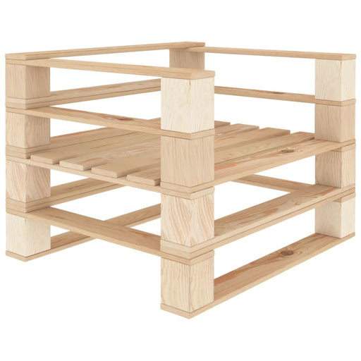 Garden Pallet Armchair Wood Aktxi