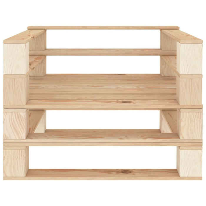 Garden Pallet Armchair Wood Aktxi