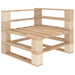 Garden Pallet Corner Sofa Wood Aktxn