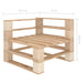 Garden Pallet Corner Sofa Wood Aktxn