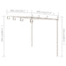 Garden Pergola Antique Brown 4x3x2.5 m Iron Totkkn