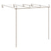Garden Pergola Antique Brown 4x3x2.5 m Iron Totkkn