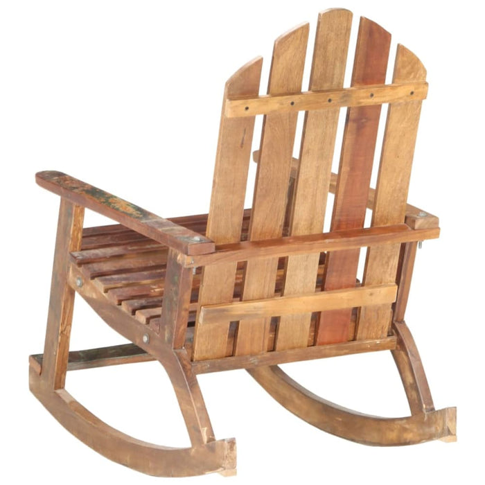 Garden Rocking Chair Solid Reclaimed Wood Xnpnnx