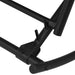 Garden Rocking Chair Steel and Textilene Black Axopn