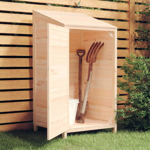 Garden Shed 55x52x112 Cm Solid Wood Fir Opxoin