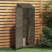 Garden Shed Anthracite 55x52x174.5 Cm Solid Wood Fir Opxonn