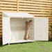 Garden Shed White 102x52x112 Cm Solid Wood Fir Opxont