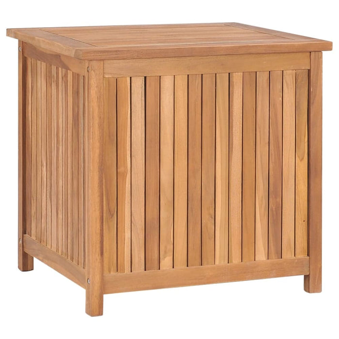 Garden Storage Box 60x50x58 Cm Solid Teak Wood Toptik