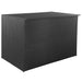Garden Storage Box Black 150x100x100 Cm Poly Rattan Aaxap