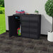 Garden Storage Cabinet with 2 Shelves Black Atiba