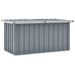 Garden Storage Box Grey 129x67x65 Cm Alxlx