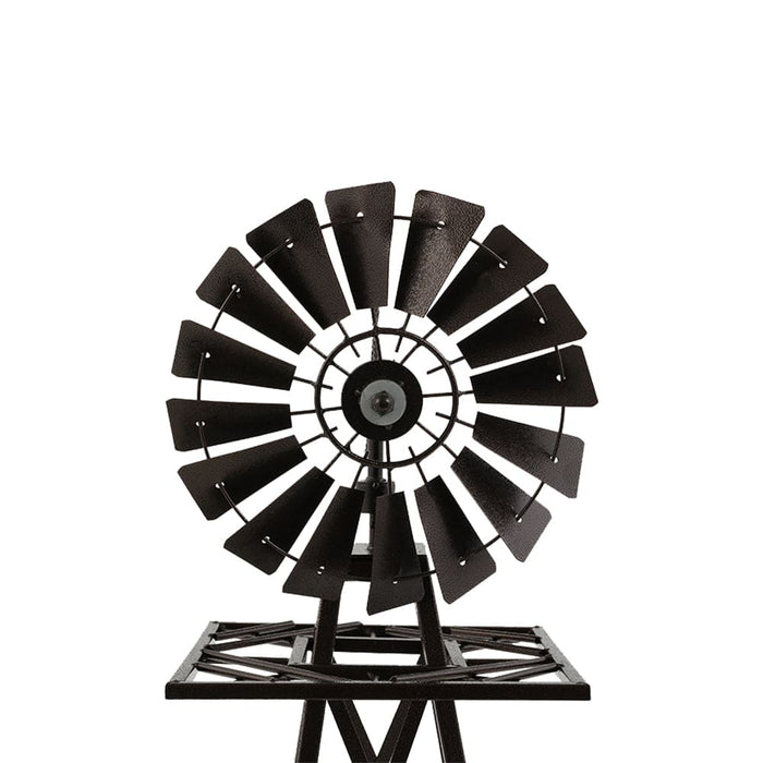 Garden Windmill 120cm Metal Ornaments Outdoor Decor