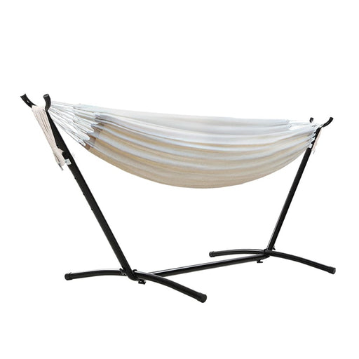 Gardeon Camping Hammock with Stand Cotton Rope Lounge