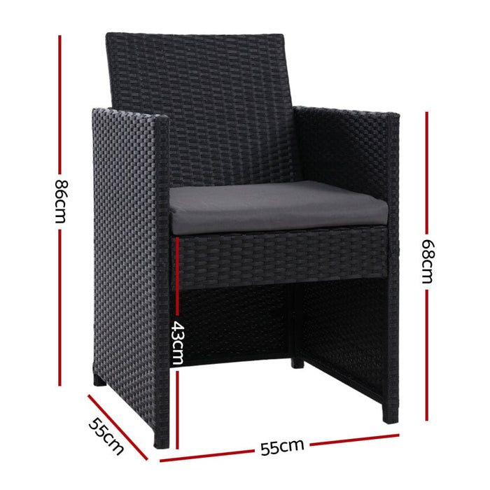 Gardeon Outdoor Chairs Dining Patio Furniture Lounge