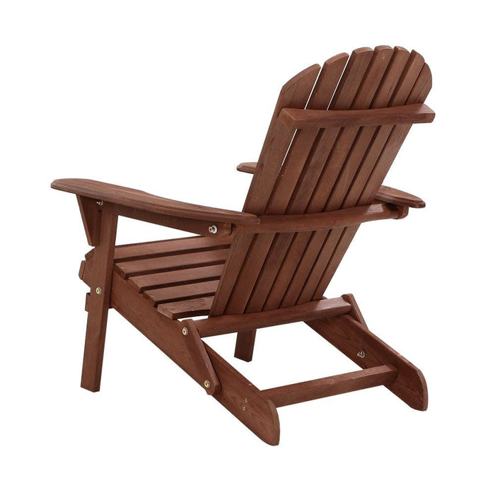 Gardeon Outdoor Furniture Beach Chair Wooden Adirondack