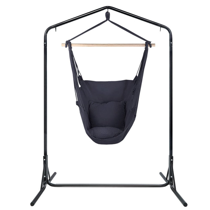 Gardeon Outdoor Hammock Chair With Stand Swing Hanging
