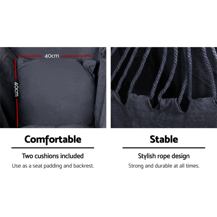 Gardeon Outdoor Hammock Chair With Stand Swing Hanging