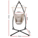 Gardeon Outdoor Hammock Chair with Steel Stand Hanging