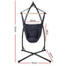 Gardeon Outdoor Hammock Chair With Steel Stand Hanging