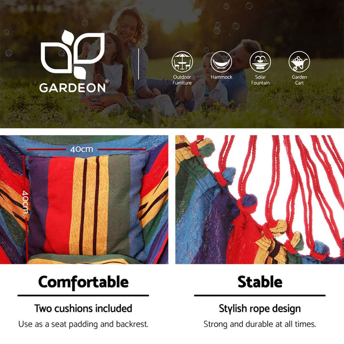 Gardeon Outdoor Hammock Chair with Steel Stand Hanging
