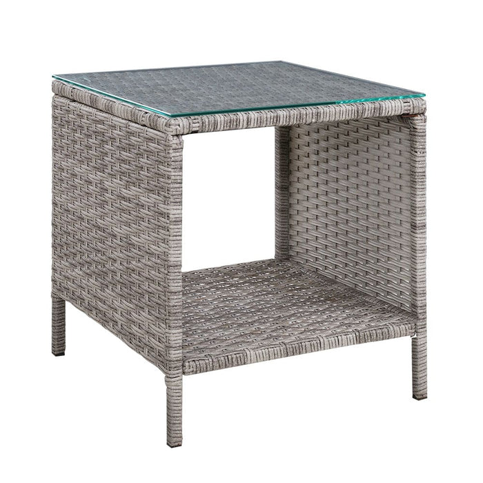 Gardeon Side Table Coffee Patio Outdoor Furniture Rattan