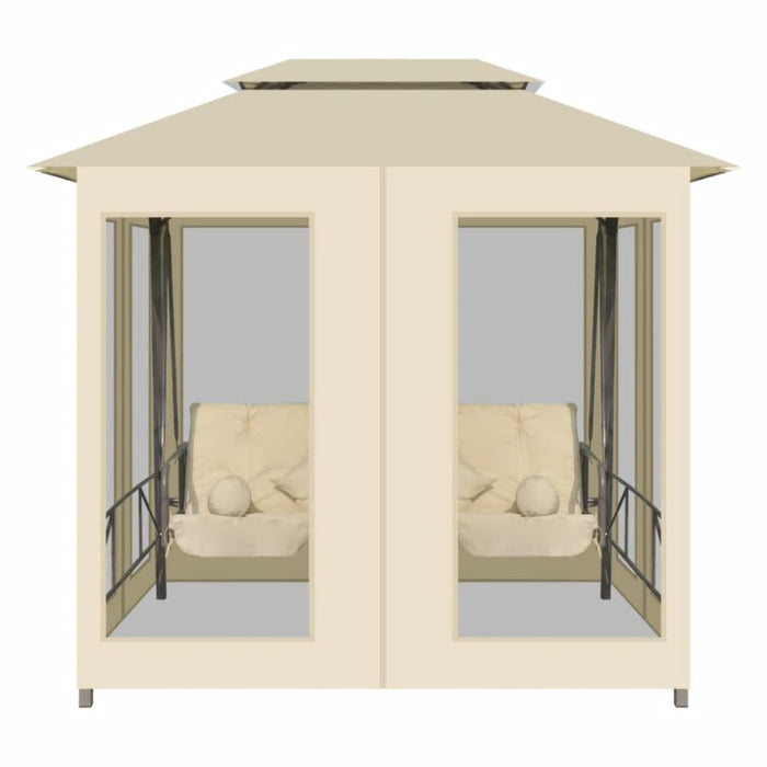 Gazebo Convertible Swing Bench Cream White Atxtk