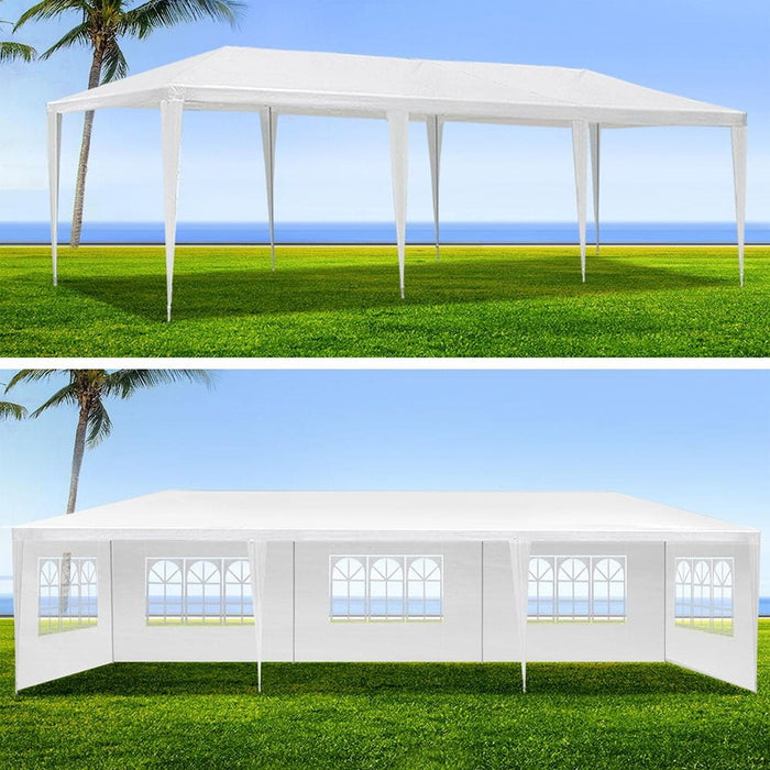 Gazebo 3x9 Outdoor Marquee Party Wedding Tent Canopy Camping