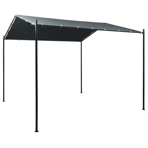 Gazebo Pavilion Tent Canopy 3x3 m Steel Anthracite Aiklt