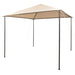 Gazebo Pavilion Tent Canopy 3x3 m Steel Beige Atoix