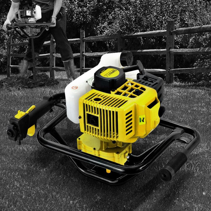 Giantz Post Hole Digger Petrol Only 92cc Motor Engine Earth