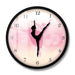 Girl Bedroom Decor Ballet Princess Pink Wall Clock Baby