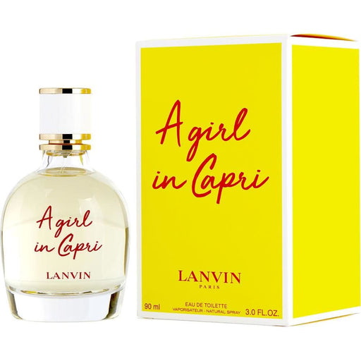 A Girl In Capri Edt Spray By Lanvin For Women - 90 Ml
