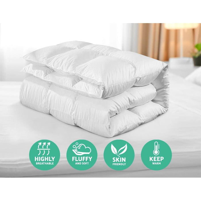 Giselle Bedding 800gsm Goose Down Feather Quilt Cover Duvet