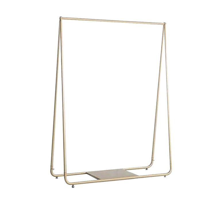 Gold Clothing Retail Shop Commercial Garment Display Rack