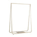 Gold Clothing Retail Shop Commercial Garment Display Rack