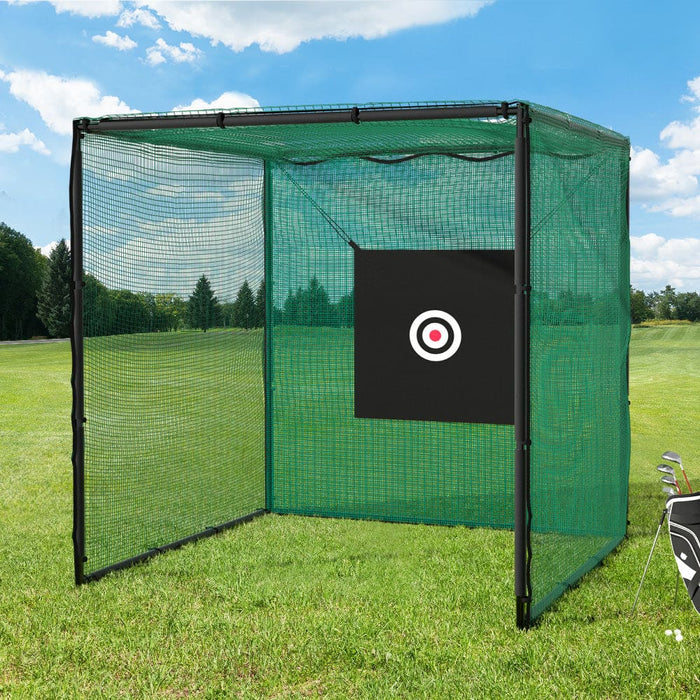 Golf Practice Cage 3m Hitting Net with Steel Frame Football