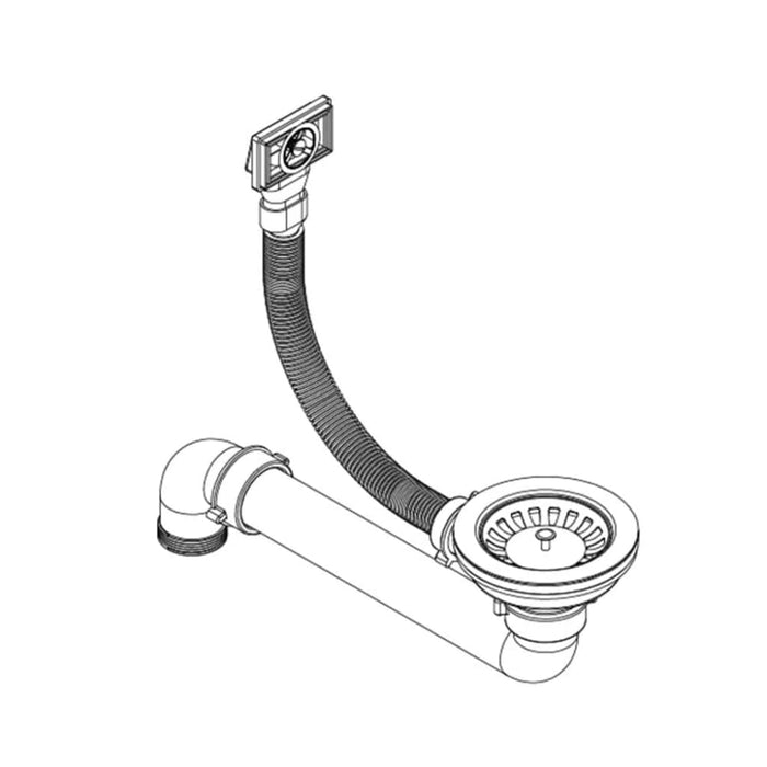 Granite Kitchen Sink Single Basin Round Black Oappxi