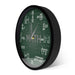 Green Chalkboard Math Formulas Wall Clock Hanging Watch