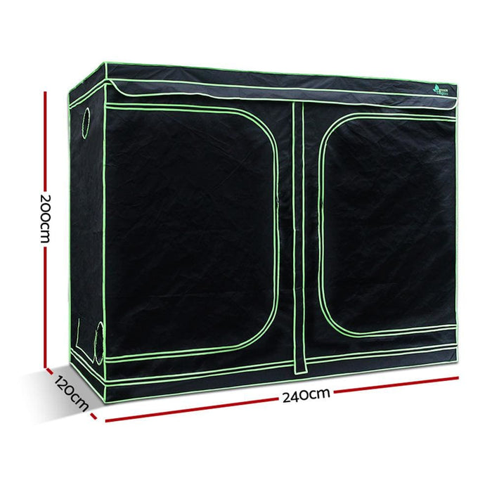 Greenfingers 1680d 2.4mx1.2mx2m Hydroponics Grow Tent Kits