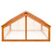 Greenhouse Brown 114x80x50 Cm Firwood Tolaop