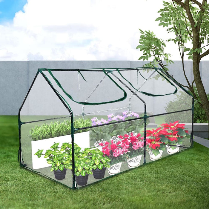 Greenhouse Flower Garden Shed Pvc Cover Frame Film Tunnel