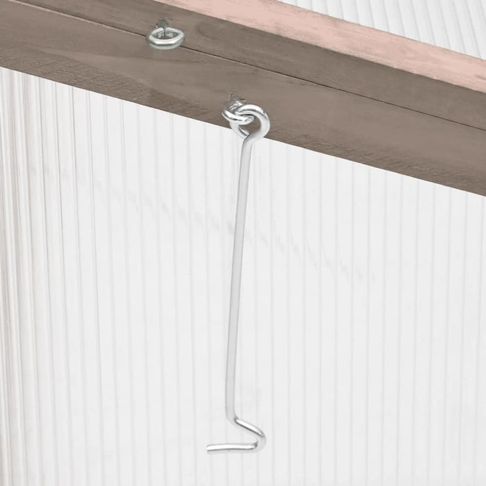 Greenhouse Grey 110x58.5x39 Cm Fir Wood Tlxlai